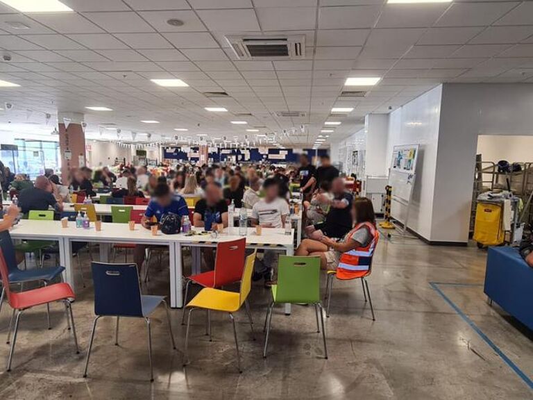 GMB - Amazon workers stage Bristol canteen sit in protest over pay