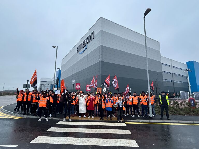 GMB - Amazon faces legal challenge over workers' rights revelations
