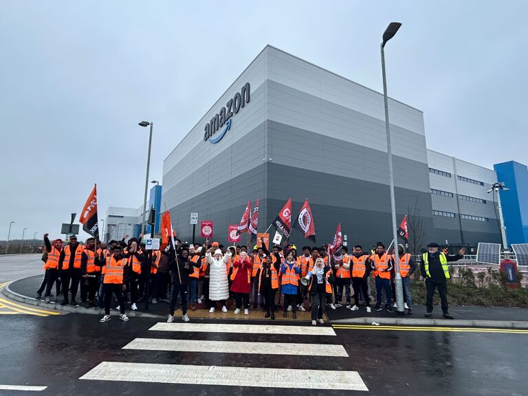 GMB - Dates announced as Amazon workers begin fresh wave of Industrial Action.