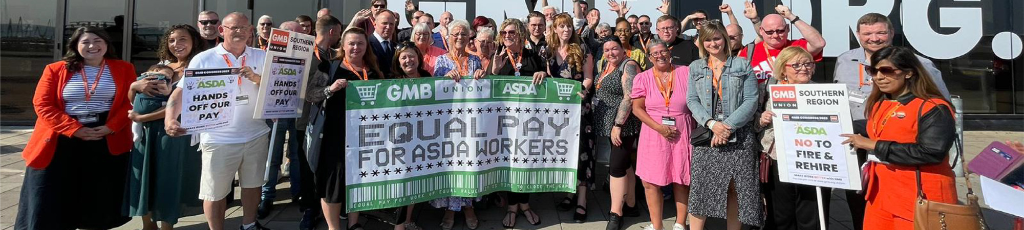 GMB Union - ASDA Equal Pay Day