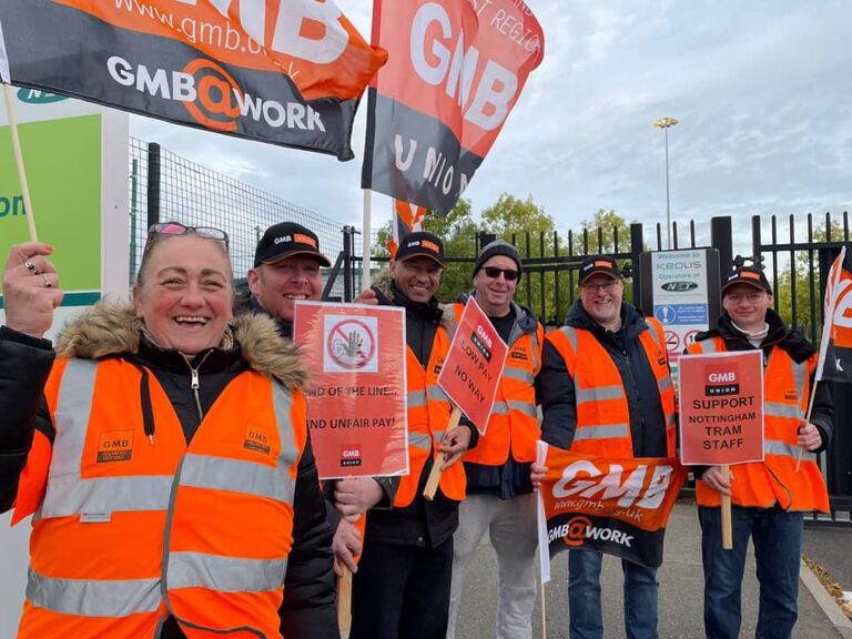 GMB - GMB WIN: Pay justice for Nottingham tram workers
