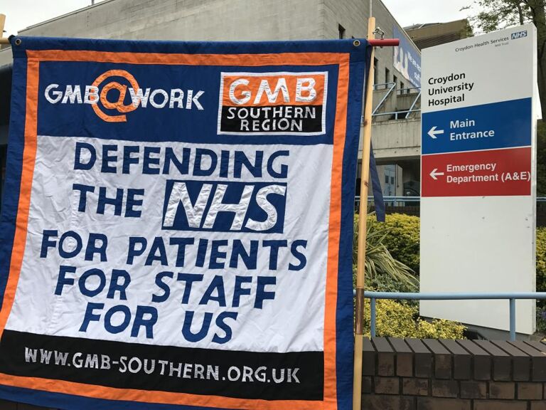 GMB - Croydon Hospital workers form Strike Committee over Covid sick pay