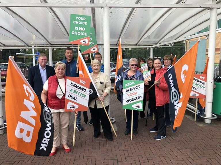 GMB - Asda bosses slammed over pay cut for 150,000 workers