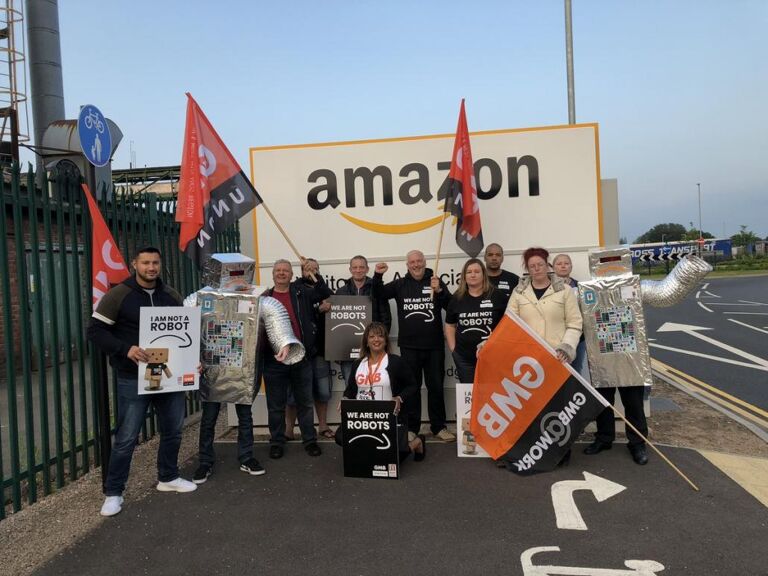 GMB - UK-wide Amazon Prime Day protests