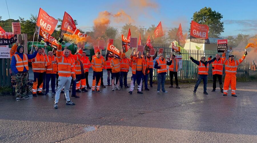 GMB Trade Union - Derbyshire Dales refuse collectors strike over pay and 'disrespect'