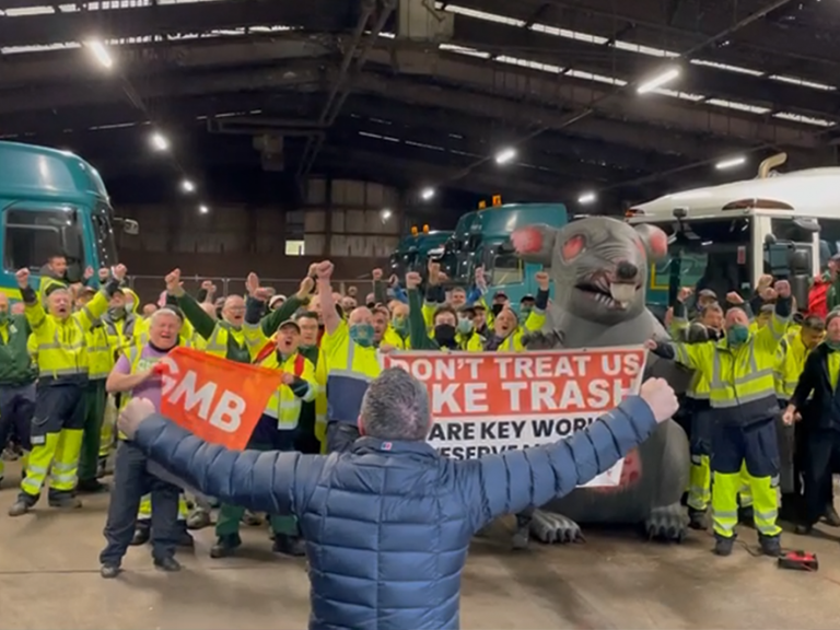 GMB - COP26 strike action in Glasgow to go ahead