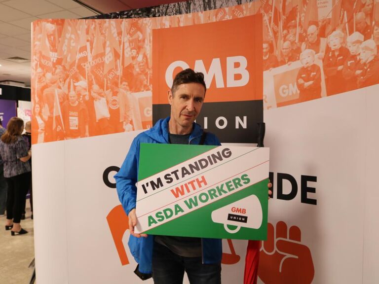 GMB - Dr Who legend backs Asda workers fight