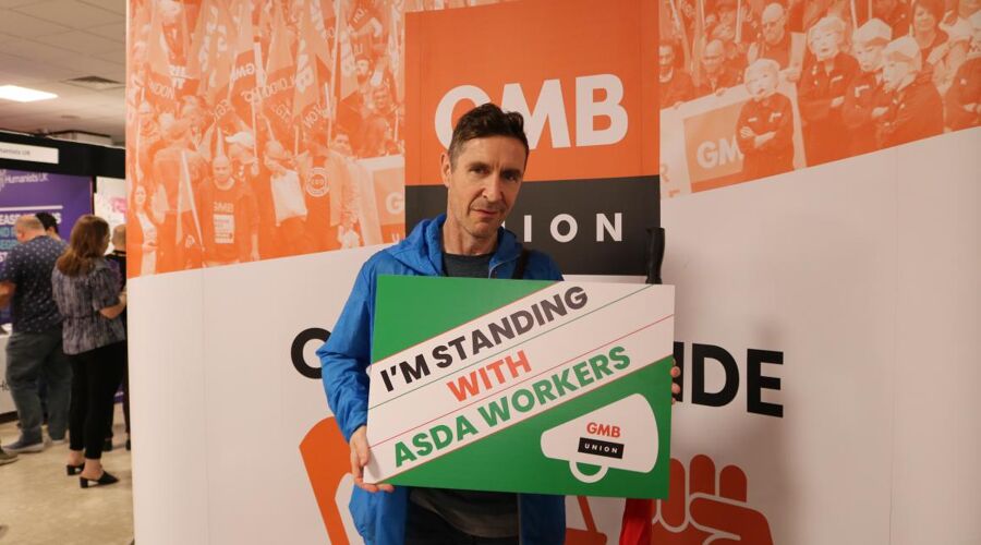GMB Trade Union - Dr Who legend backs Asda workers fight
