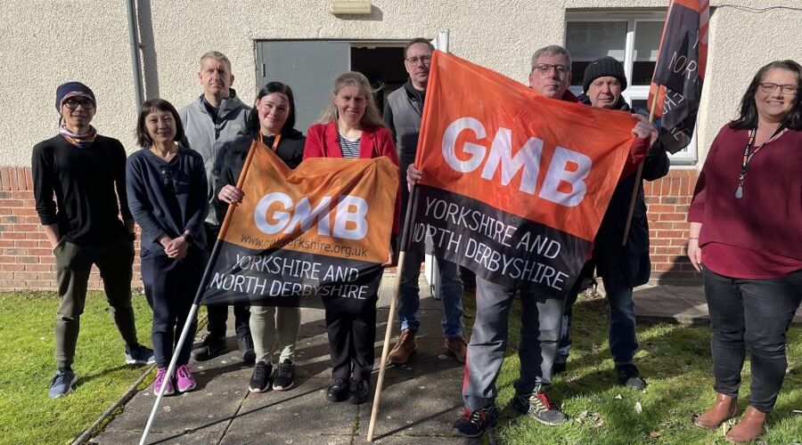 GMB Trade Union - MP meet striking workers at Fox's Glacier Mints factory