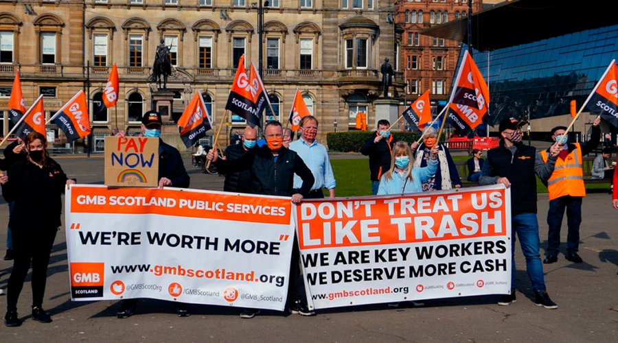 GMB Trade Union - ‘Frontline staff need a flat rate offer’: crisis talks loom in Scotland
