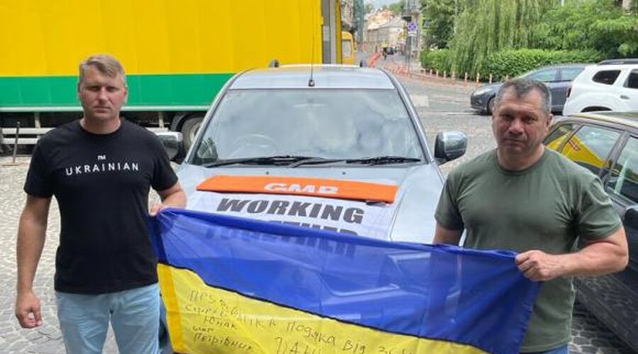 GMB Trade Union - GMB donates vehicles and supplies to Ukraine