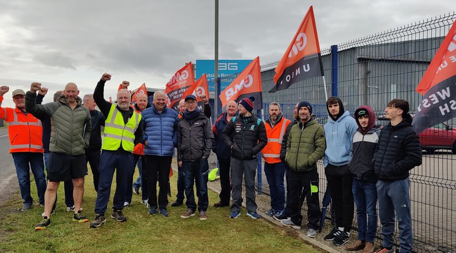 GMB Trade Union - Northern Ireland concrete makers strike over below inflation pay offer