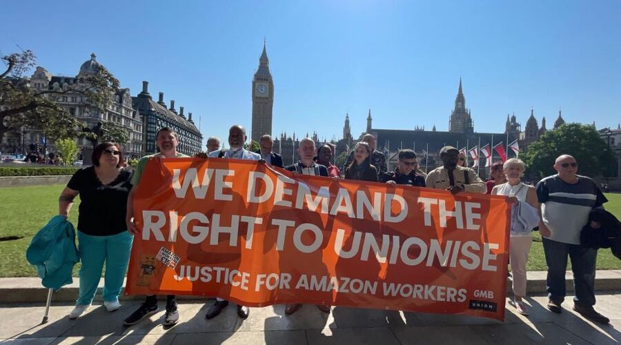 GMB Trade Union - Amazon rise 'little comfort for striking workers'