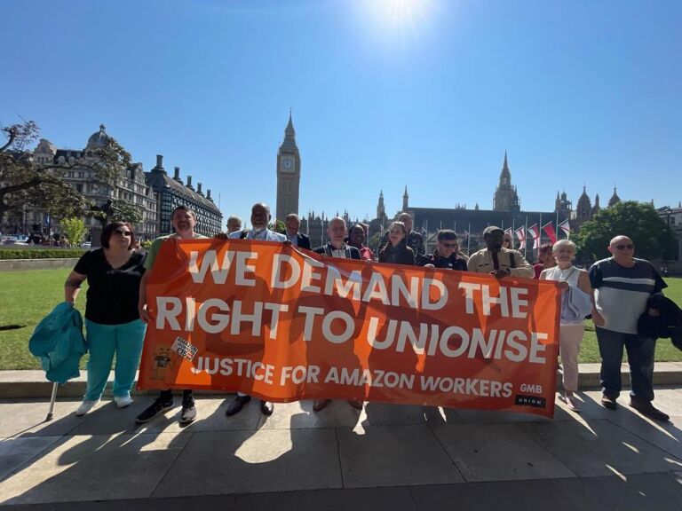GMB - Amazon rise 'little comfort for striking workers'