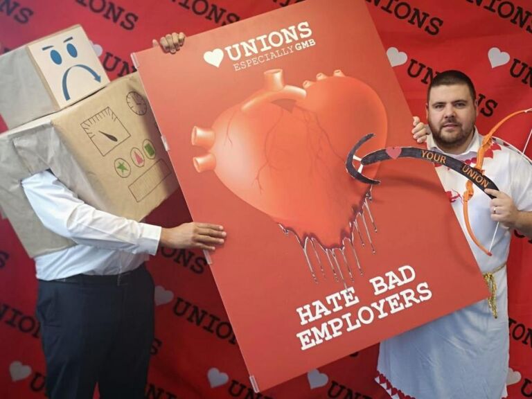 GMB - Amazon Valentine's card to highlight 'brutal' working conditions