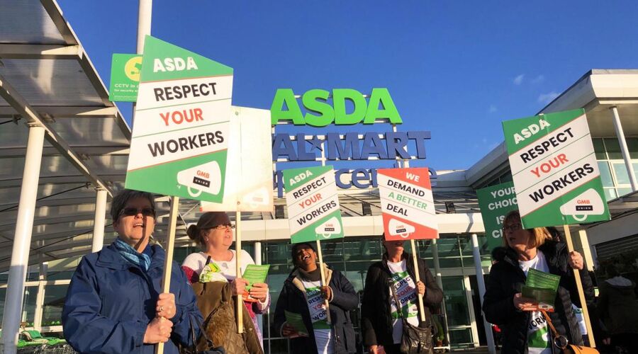 GMB Trade Union - Asda faces strike threat over pay freeze