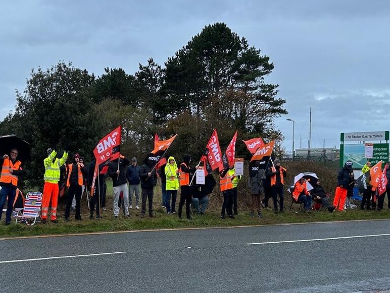 GMB - Shell Bacton Gas Terminal workers vote to renew strike action