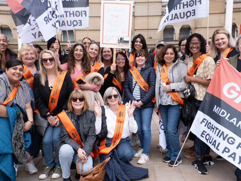 GMB - GMB hails 'historic first step' to settle Birmingham equal pay