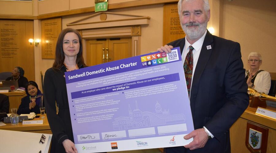 GMB Trade Union - First employer signs up to GMB's domestic abuse charter