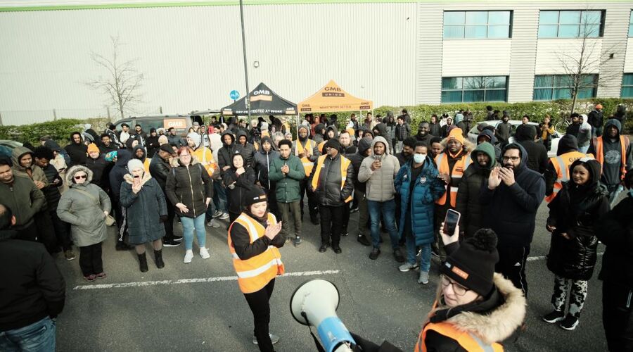 GMB Trade Union - Amazon workers strike during prime week