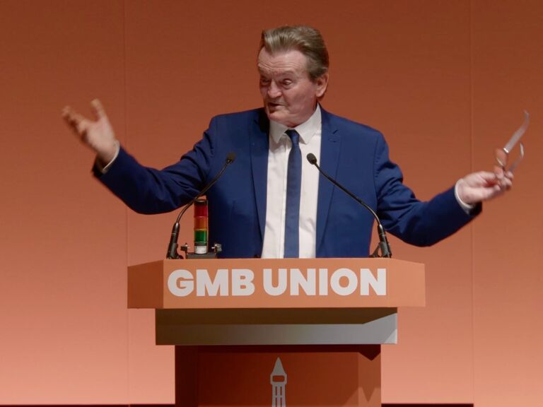 GMB - Feargal Sharkey tells GMB Congress  'we've been cheated'