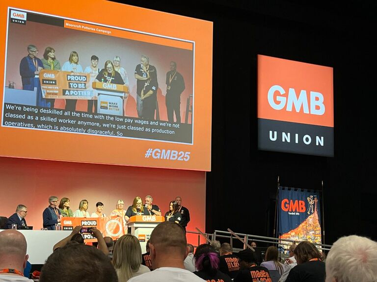 GMB - Vital step in safeguarding UK ceramics