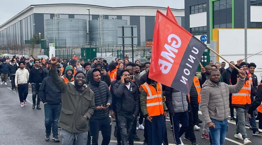 GMB Trade Union - Second Amazon warehouse joins strike