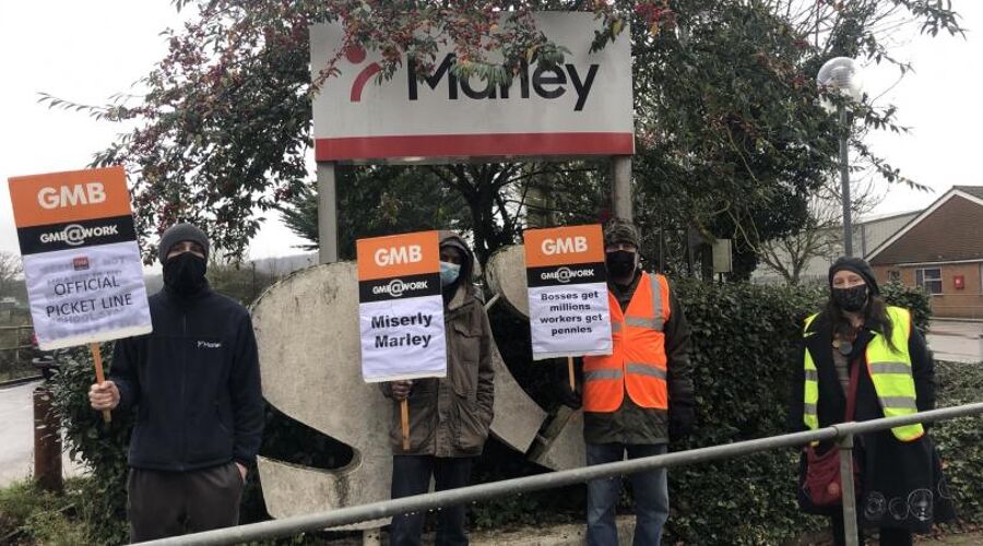 GMB Trade Union - GMB condemns sacking of striking workers at tile factory in Beenham