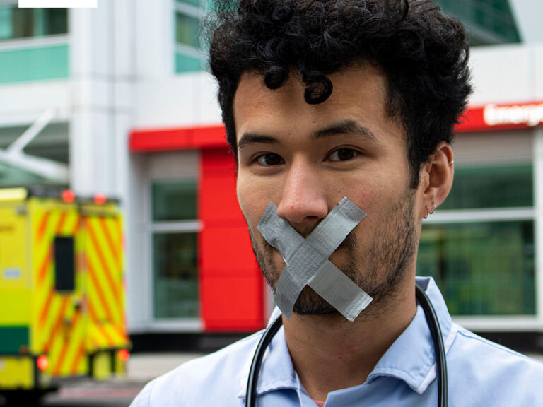 GMB - NHS bosses are trying to gag staff from speaking out during election