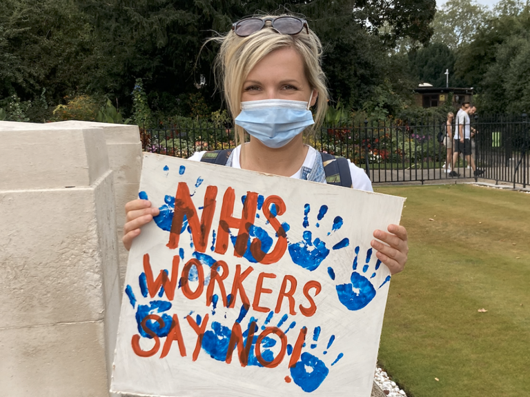 GMB - Anger as Government threatens NHS workers with ‘paltry’ 1% pay rise or more cuts