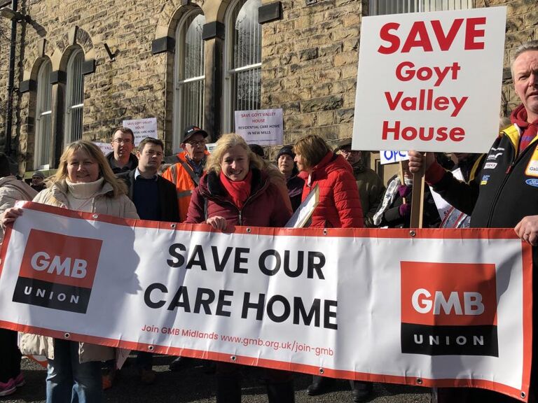 GMB - GMB force Derbyshire County Council into u-turn on care home closures.