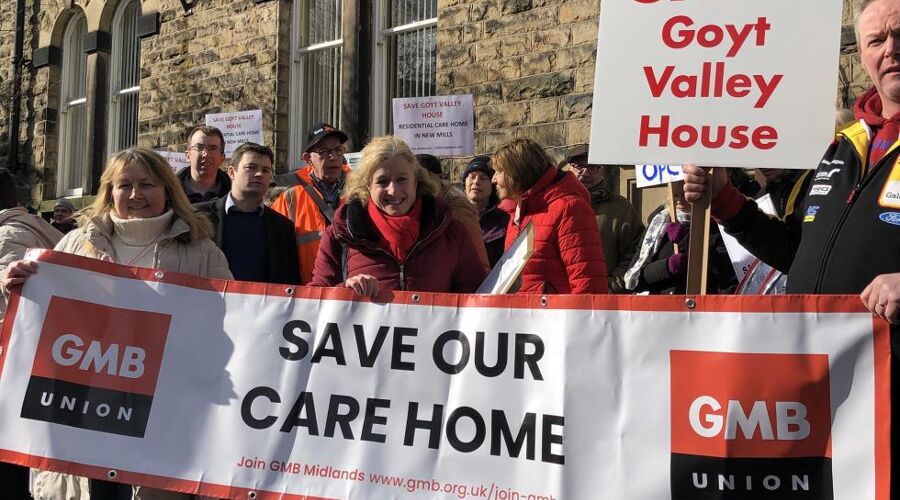 GMB Trade Union - GMB force Derbyshire County Council into u-turn on care home closures.