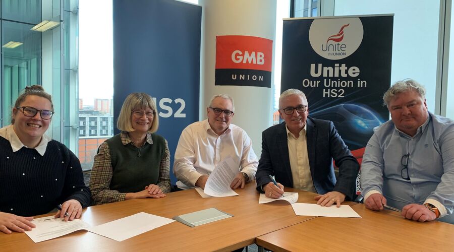 GMB Trade Union - GMB signs union deal a HS2's Birmingham station