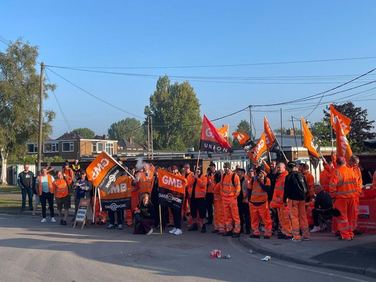 GMB - Solihull strike suspended as refuse workers deliver pay win.