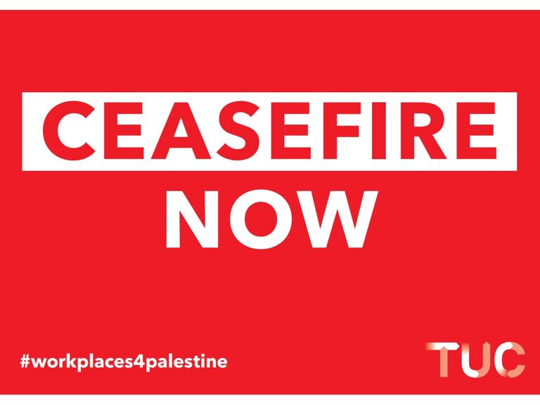 GMB - GMB urges UK action for an immediate ceasefire in Gaza