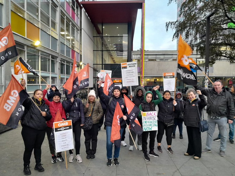 GMB - University of the Arts London hit by further cleaner strikes