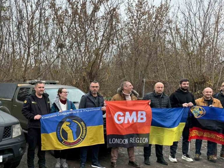GMB - GMB aid delivered to Ukrainian unions on the frontline