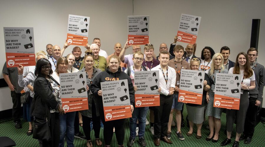 GMB Trade Union - Campaigning for Wages Not Based on Ages